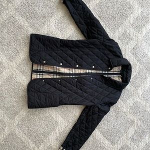 Authentic Burberry quilted spring jacket